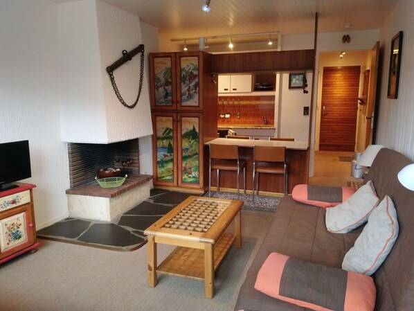Appartement 504 Résidence Les Rhododendrons, Séjour, Châtel Portes du Soleil