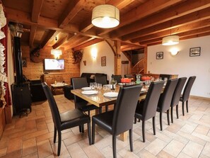 Appartement La Cabane du Haut, salle Ă manger, ChĂątel Les Portes du Soleil