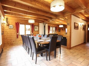 Appartement La Cabane du Haut, salle Ă manger, ChĂątel Les Portes du Soleil