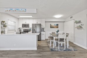 Open Kitchen and Dining Area