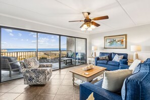 219 Living Area with Ocean Views