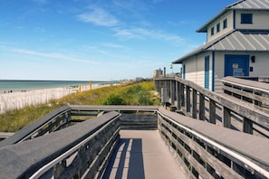 Public Beach Access By Pompano Joe's Restaurant