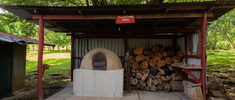 Enceinte de l’hébergement