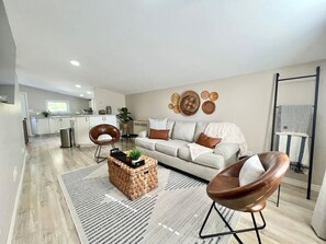 Living Area | Queen Sleeper Sofa