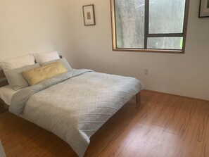 Second bedroom inside apartment.