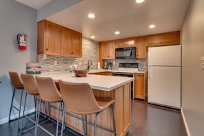 kitchen and living room area - kitchen and living room area