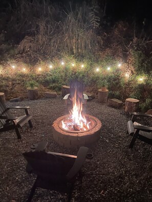 Firepit with seating