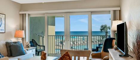 Incredible ocean front views from every corner of this condo!