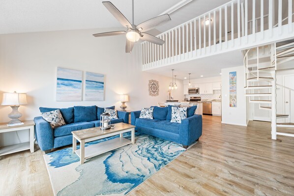 Spacious open and airy living space