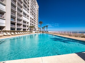 Onsite outdoor pool.