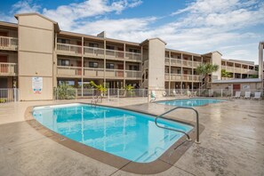 Two outdoor pools to choose from