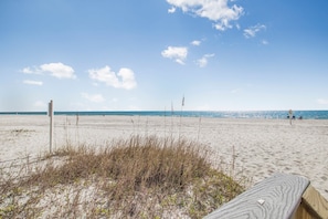 Enjoy the white sandy beach