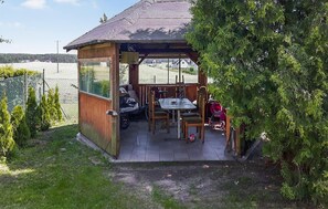 outside