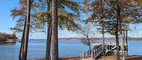 One of three large community sundecks that overlook the main lake!