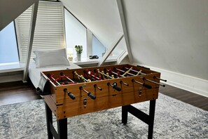 3-in-1 Soccer, Slide Hockey & Foosball Game for some family fun!