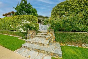 Gated entrance to the cottage