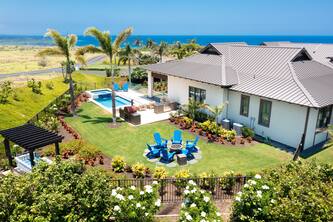 ❤️PiH❤️ BLUE SERENITY ~ Sleeps 14 ~ Private Pool & Spa ★ Detached Ohana Suite ★ eBikes ★ water slide