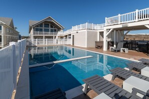Rear Exterior with Dune Top Pool 
