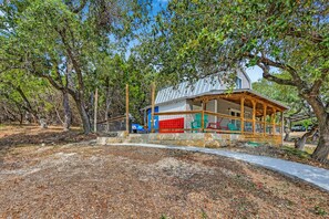 Enjoy the serenity of the hill country landscape that surrounds the farmhouse