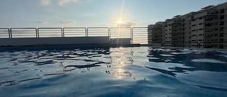 Enjoy Sunset at our Roof Top Pool