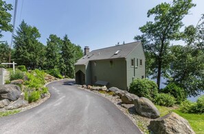 Driveway to front door.