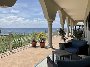 Private Patio with Ocean and Sunset View
