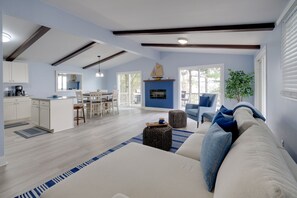 Living Room | Main Level | Central A/C & Heat | Electric Fireplace