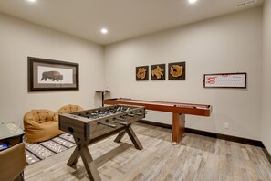 Game Area | Basement | Shuffleboard Table | Foosball Table | Arcade Game