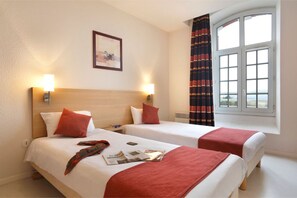 Drift to sleep in a comfortable bed after a wonderful day outside.