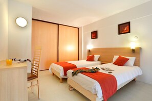 Drift to sleep in a comfortable bed after a wonderful day outside.