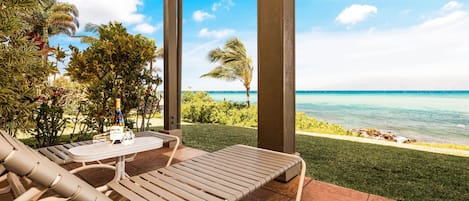 Magical Maui views from your private, ground floor Lanai