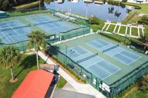 Pickleball & tennis courts available for your use!
