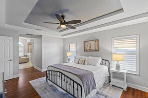 Slumber and Serenity: Luxurious Master Suite with Ensuite and Relaxation Room