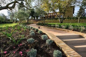 Immaculately kept gardens