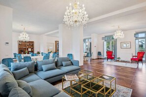 Stylish entertainment area