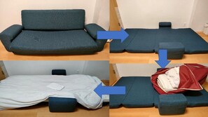 How to use the sofa bed