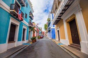 The colorful streets of Old San Juan.