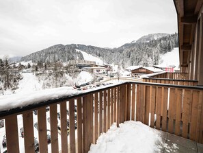 Blick vom Balkon