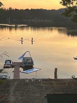 View of the Beach & lake!!