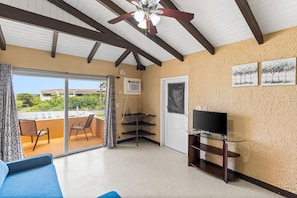 One complete condominium with all the furnishings and comforts. Your balcony overlooks the eighth-foot pool just a few feet from your doorstep. There are restaurants that specialize in local, Latin, and Caribbean food within walking distance—plenty of free onsite parking.