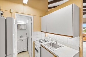 One complete condominium with all the furnishings and comforts. Your balcony overlooks the eighth-foot pool just a few feet from your doorstep. There are restaurants that specialize in local, Latin, and Caribbean food within walking distance—plenty of free onsite parking.