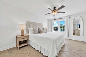 1st KING Bedroom with private ensuite bathroom and large closet.