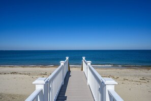 Private stairs down to Spring Hill Beach