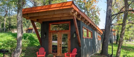 Welcome to Grandfather Mountain Cabin, one of four West Jefferson tinies!