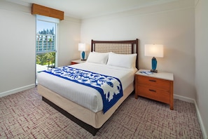 Primary bedroom features a king bed.
