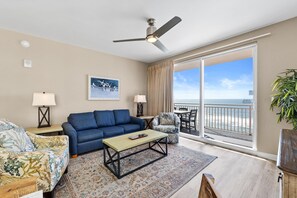 Living Area with Balcony