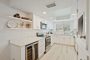 Fully renovated kitchen.