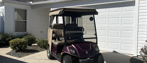 House with gas Golf cart