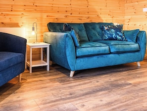 Living area | Orchard Cabin-Ivy - Yellow Rock Holidays, Portyerrock, near Newton Stewart