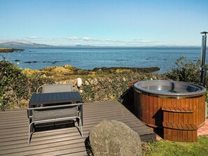 Hot tub | Shell Cottage - Yellow Rock Holidays, Portyerrock, near Newton Stewart